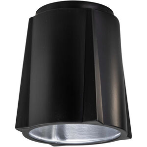 Radiance Collection LED 8 inch Carbon Matte Black Outdoor Flush-Mount