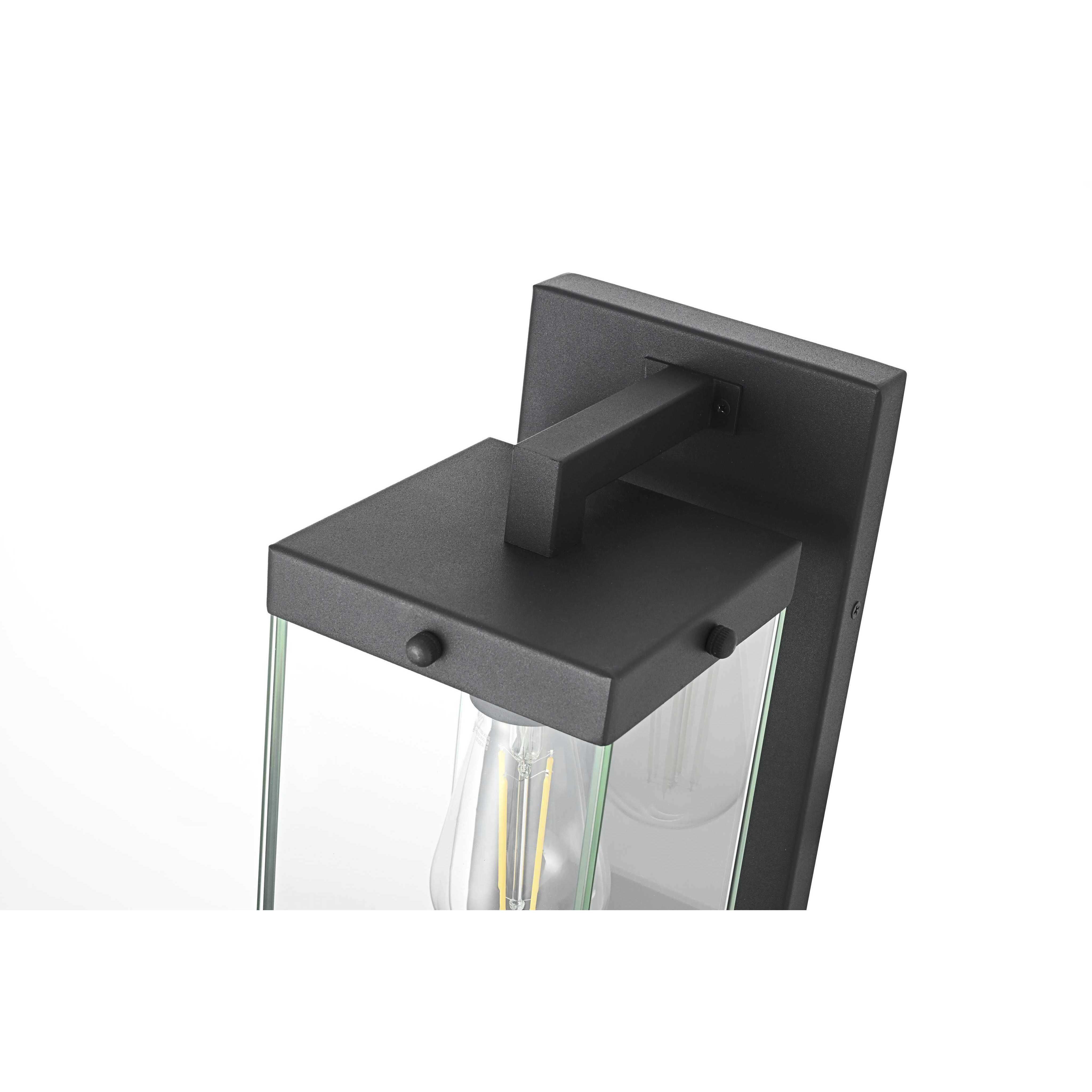 Julien 1 Light 15 inch Black Outdoor Wall Sconce