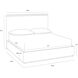 Altman Dark Grey Bed, King
