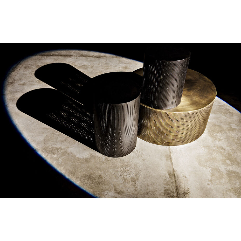 Dixon 20.5 X 16 inch Matte Black Side Table, Small