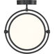 Studio 23 LED 16.5 inch Coal Semi Flush Ceiling Light