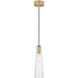 Ray Booth Osvaldo LED 4.25 inch Antique-Burnished Brass Single Pendant Ceiling Light