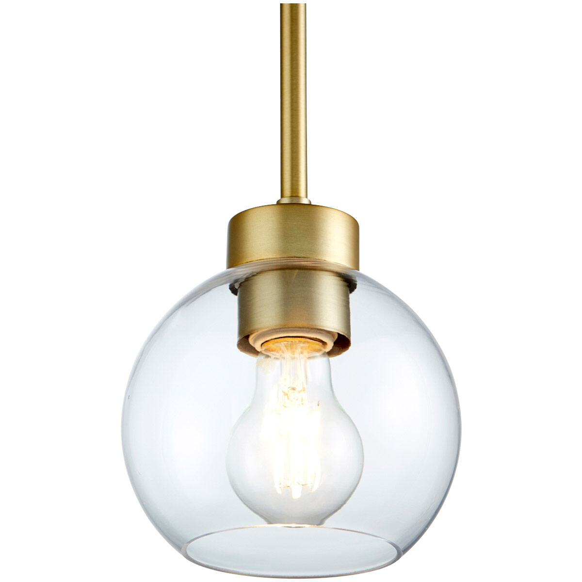 Volan 1 Light 6 inch Aged Brass Pendant Ceiling Light