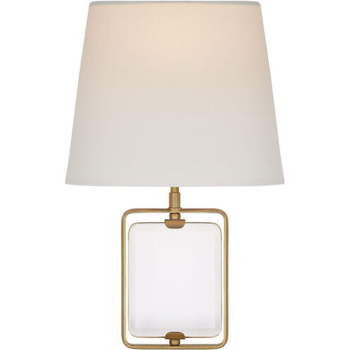 Suzanne Kasler Henri 1 Light 9.5 inch Crystal and Hand-Rubbed Antique Brass Framed Jewel Sconce Wall Light