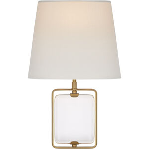 Suzanne Kasler Henri 1 Light 9.5 inch Crystal and Hand-Rubbed Antique Brass Framed Jewel Sconce Wall Light