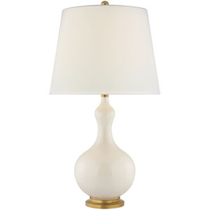 Christopher Spitzmiller Addison Ivory Table Lamp in Linen, Medium