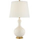 Christopher Spitzmiller Addison 29.25 inch 100 watt Ivory Table Lamp Portable Light in Linen, Medium