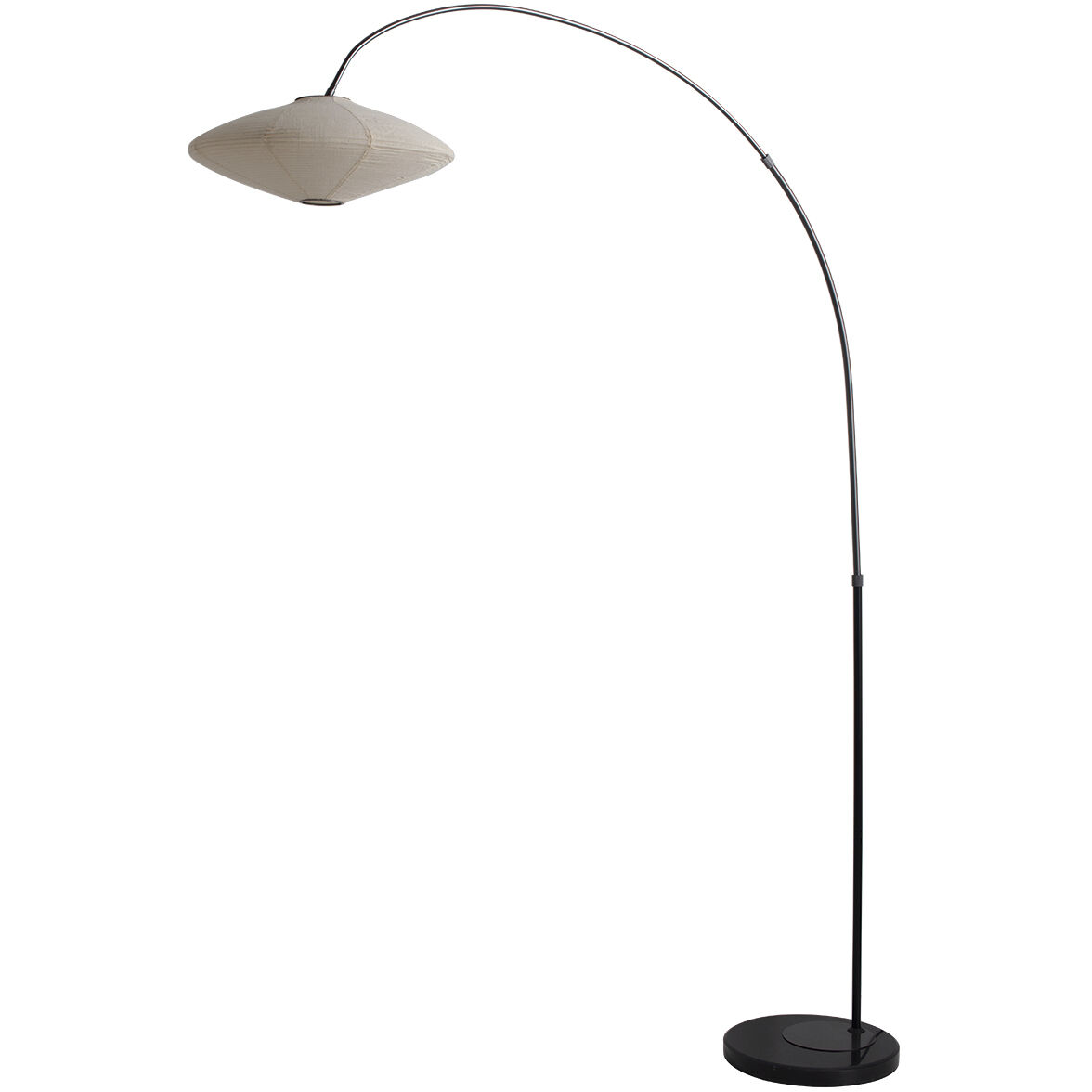 Roswell 82 inch 23.00 watt Matte Black Arc Floor Lamp Portable Light