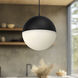 Monae Pendant Ceiling Light in Black