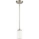 Dawson 1 Light 4 inch Satin Nickel Mini Pendant Ceiling Light