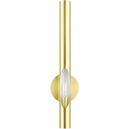 Acra 1 Light 5 inch Satin Brass ADA ADA Single Sconce Wall Light