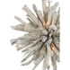 Kuka 6 Light 25 inch Whitewash Pendant Ceiling Light, Marjorie Skouras Collection