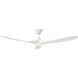 Maverick 60 inch Matte White Ceiling Fan