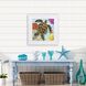 Waterside Collection Turquoise Framed Art