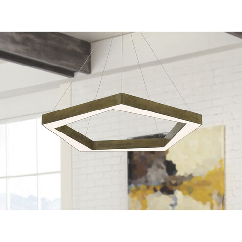 Metz LED 30 inch Pine Pendant Ceiling Light