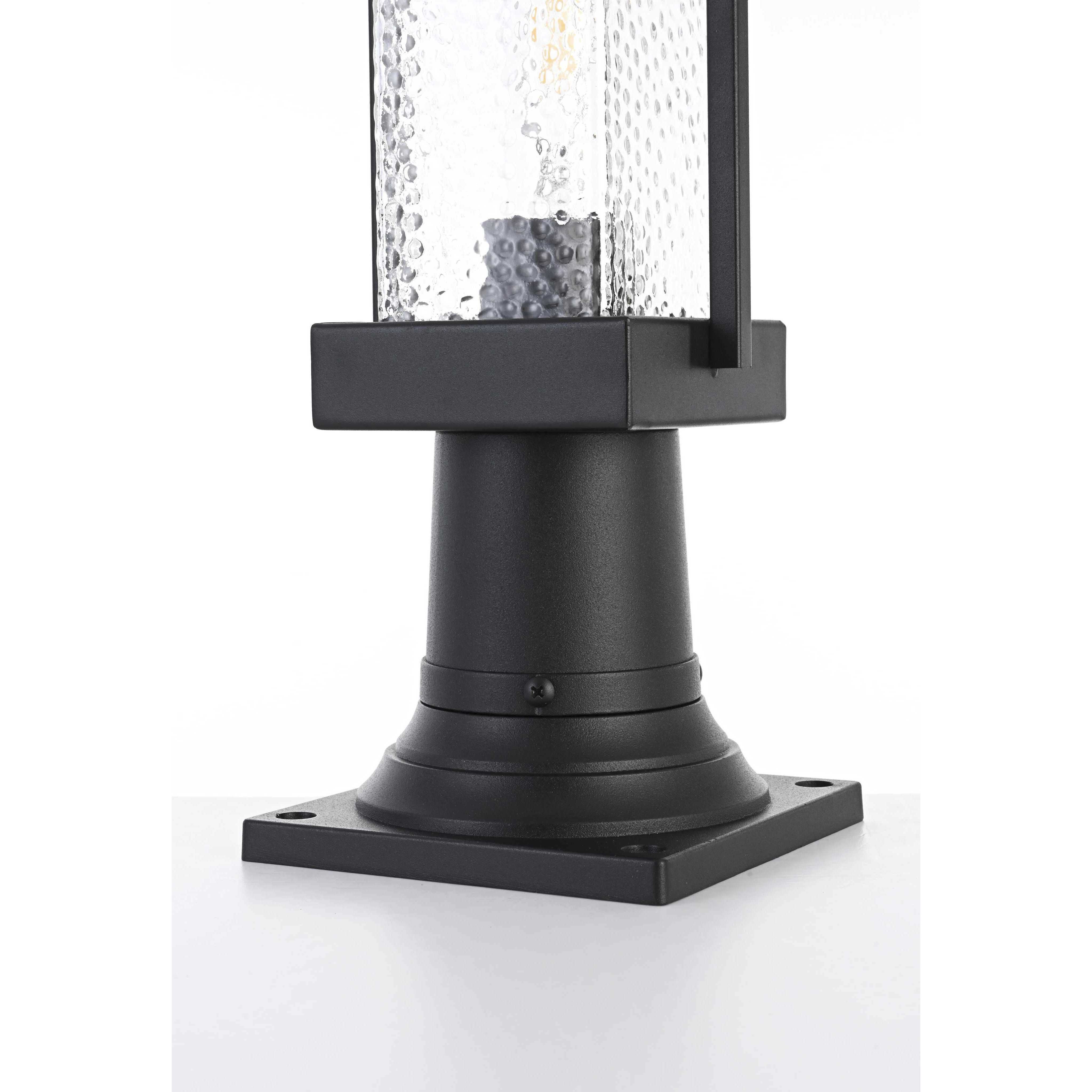 Cambria 1 Light 17 inch Black Outdoor Post Light