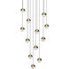 Grapes 12 Light 15.50 inch Pendant