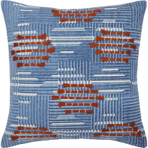 Ashbury 20 inch Blue Pillow Kit in 20 x 20, Square