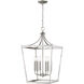 Kennedy 6 Light 16 inch Satin Nickel Chandelier Ceiling Light