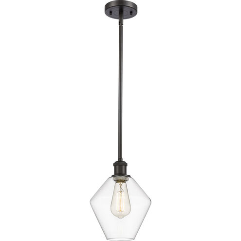 Ballston Cindyrella 1 Light 8 inch Oil Rubbed Bronze Mini Pendant Ceiling Light in Incandescent, Clear Glass