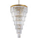 Canada 34 Light 36 inch Brass Chandelier Ceiling Light