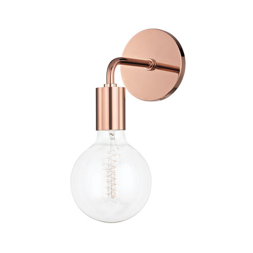 Ava 1 Light 4.75 inch Polished Copper Wall Sconce Wall Light