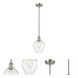 Ballston Cindyrella 1 Light 8 inch Brushed Satin Nickel Mini Pendant Ceiling Light in Incandescent, Seedy Glass