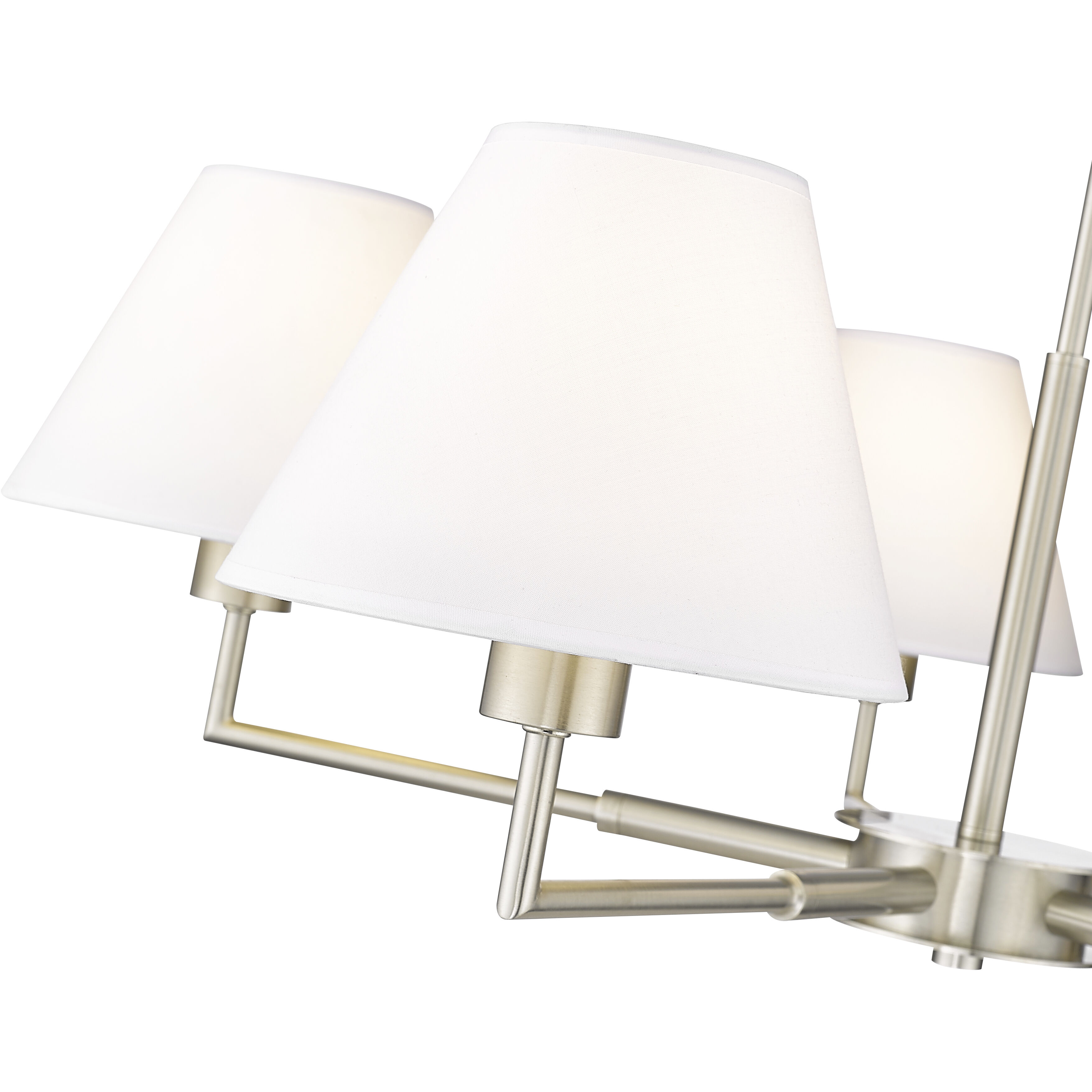 Leila 5 Light 34 inch Brushed Nickel Chandelier Ceiling Light