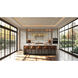 Lumina 9 Light 55 inch Modern Gold Linear Chandelier Ceiling Light