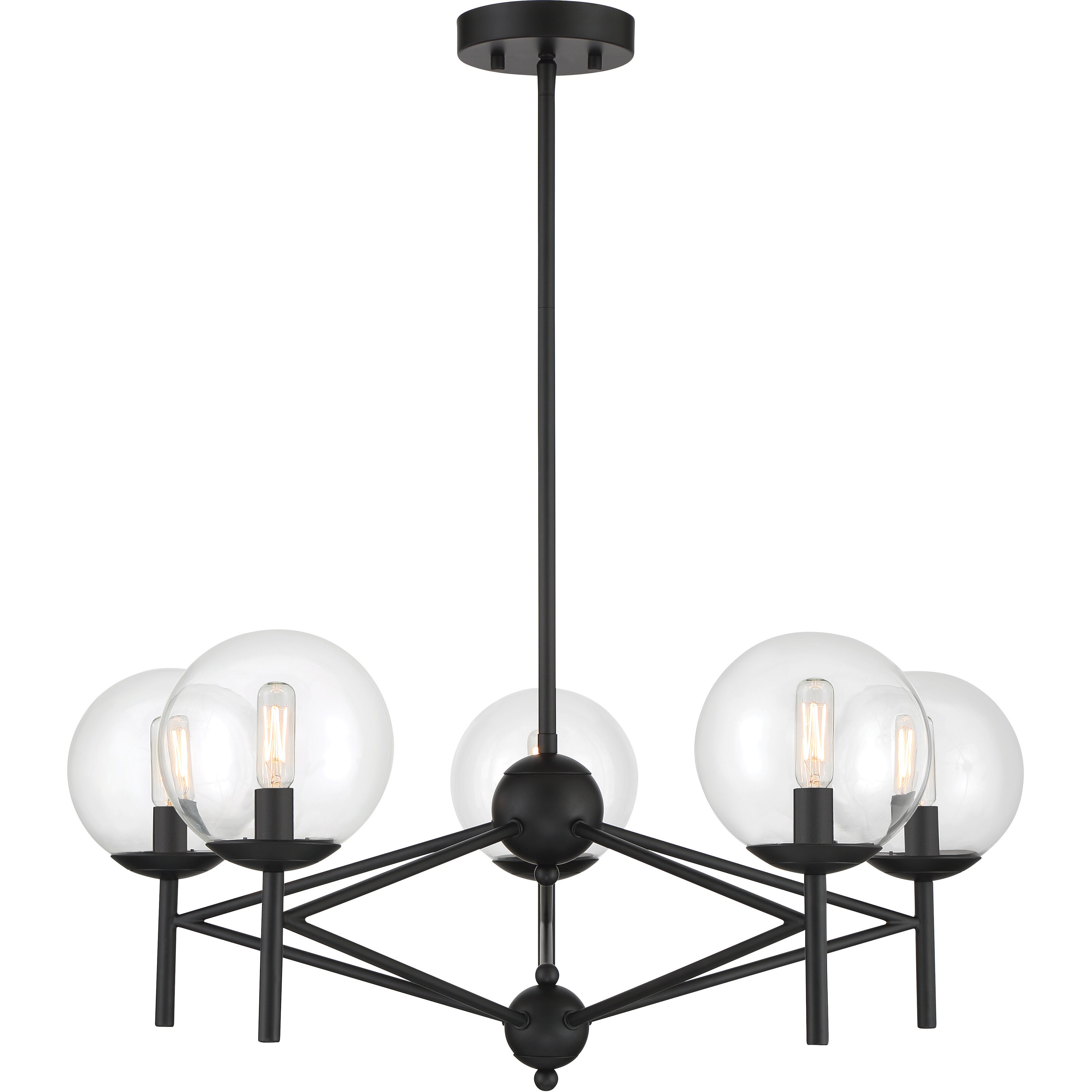 Auresa 5 Light 29 inch Coal Chandelier Ceiling Light