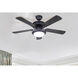Eclipse 42 inch Black Indoor Ceiling Fan