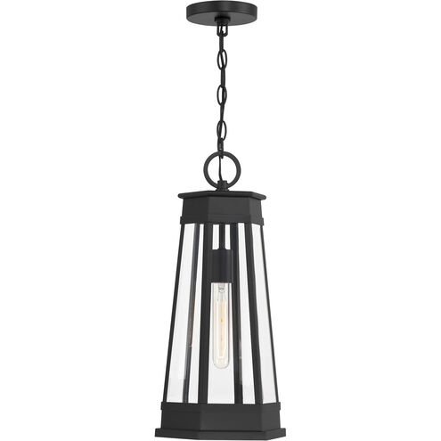 Payne 1 Light 9.5 inch Matte Black Outdoor Hanging Lantern