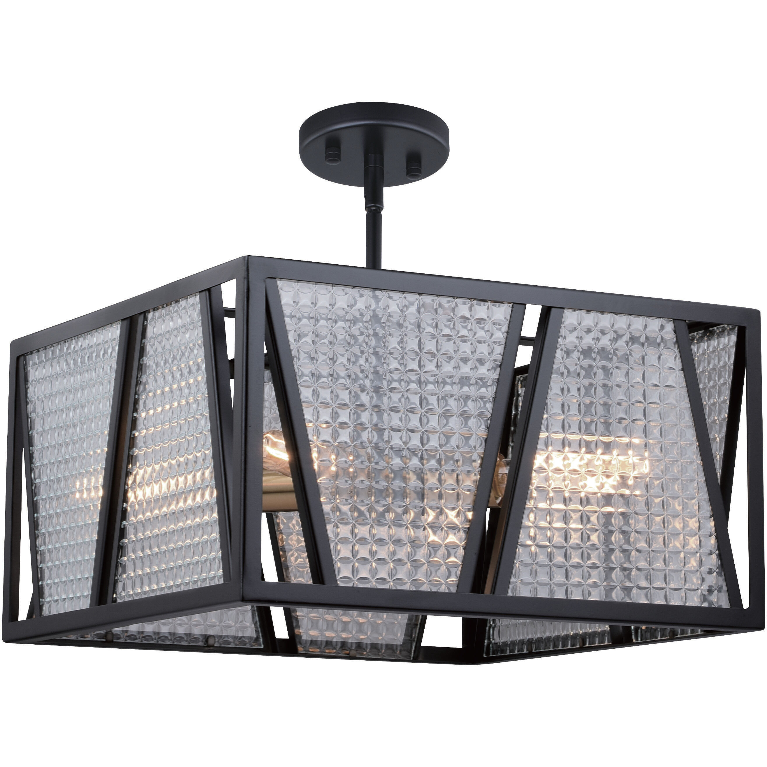 Oslo LED 16.25 inch Black and Natural Brass Pendant Ceiling Light