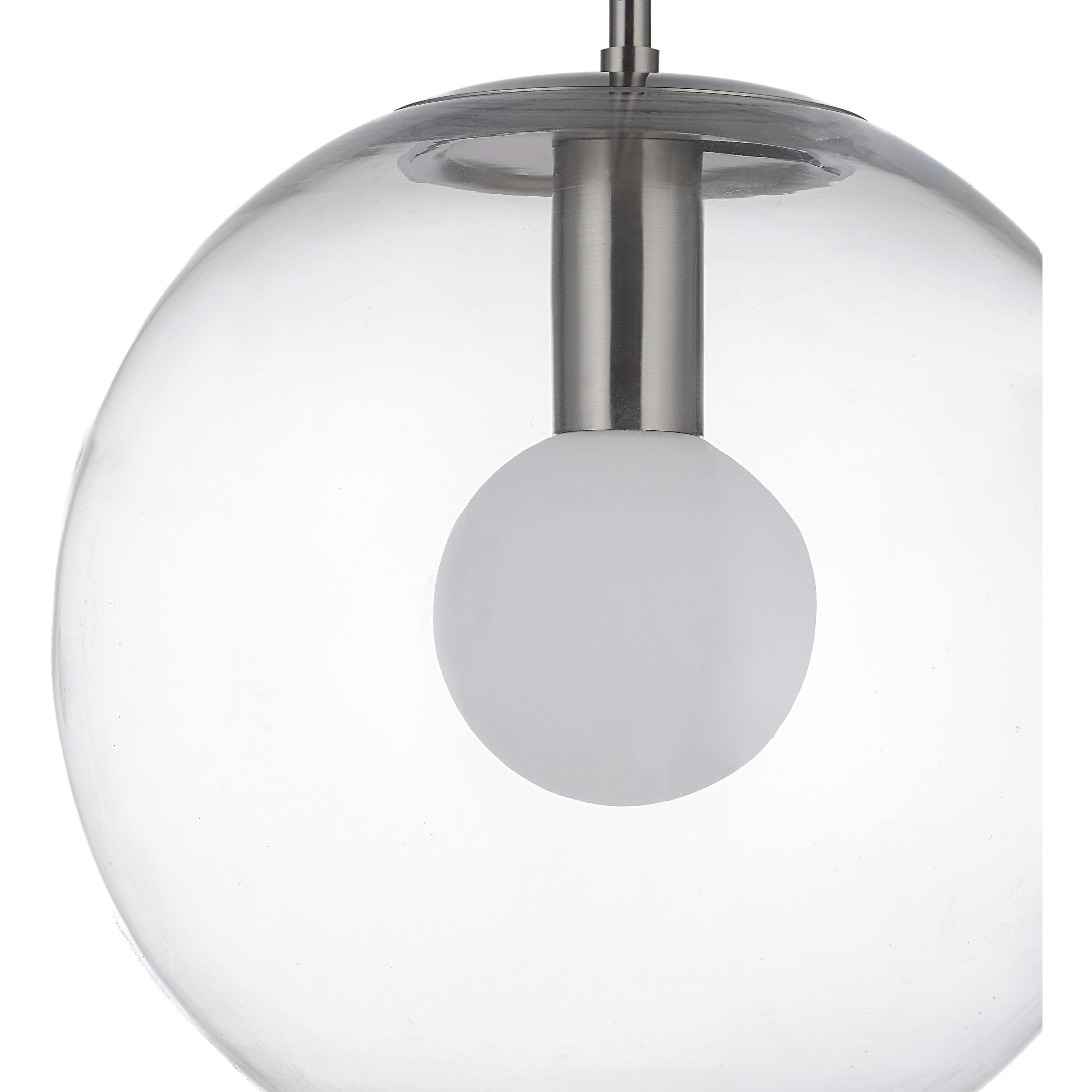 Quince LED 11.75 inch Satin Nickel Pendant Ceiling Light