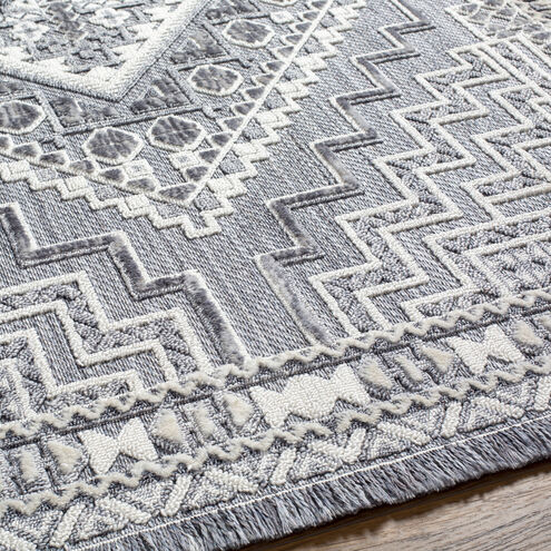 Broadway 120 X 94 inch Light Grey Rug, Rectangle