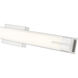 Chase LED 33 inch Brushed Nickel Bath Vanity Light Wall Light