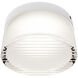 Balto III LED 5.38 inch White Outdoor Flush Mount, dweLED