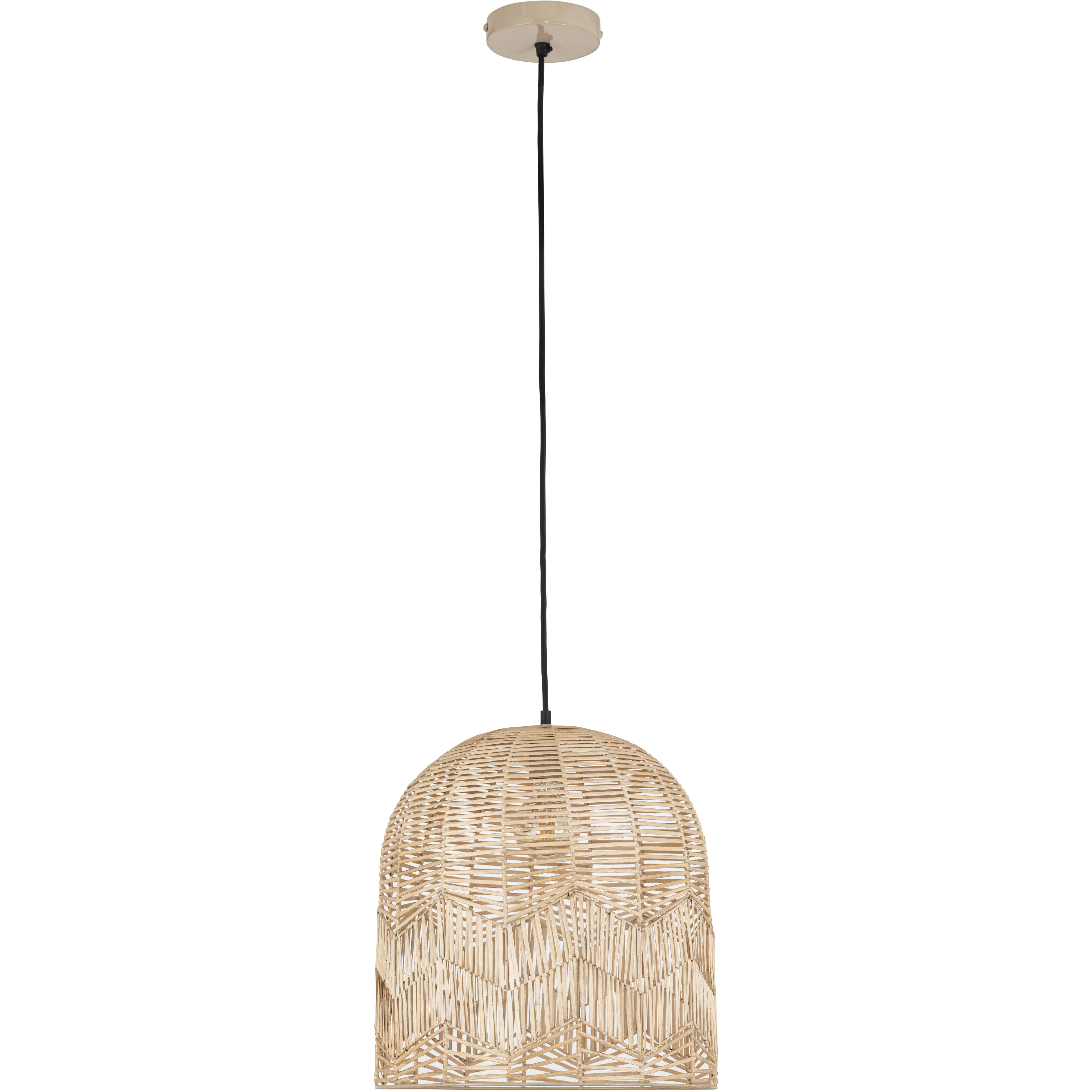 Indy 1 Light 16 inch Natural Pendant Ceiling Light