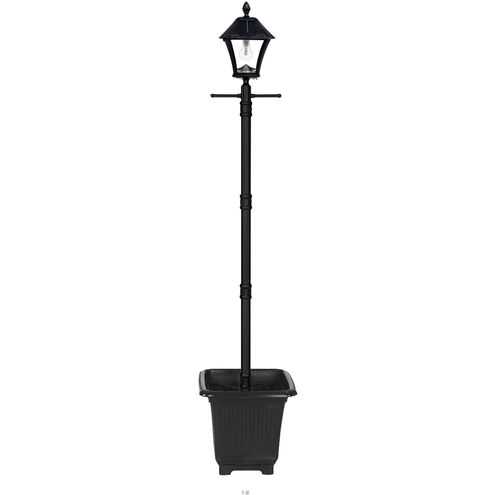 Baytown LED 77 inch Black Lamp Post Set