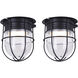 Signature LED 5 inch Black Outdoor Barn Light