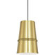 Castor 1 Light 7.88 inch Gold Pendant Ceiling Light