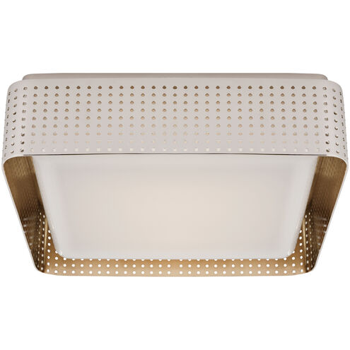 Kelly Wearstler Precision LED 12.5 inch Polished Nickel Square Flush Mount Ceiling Light