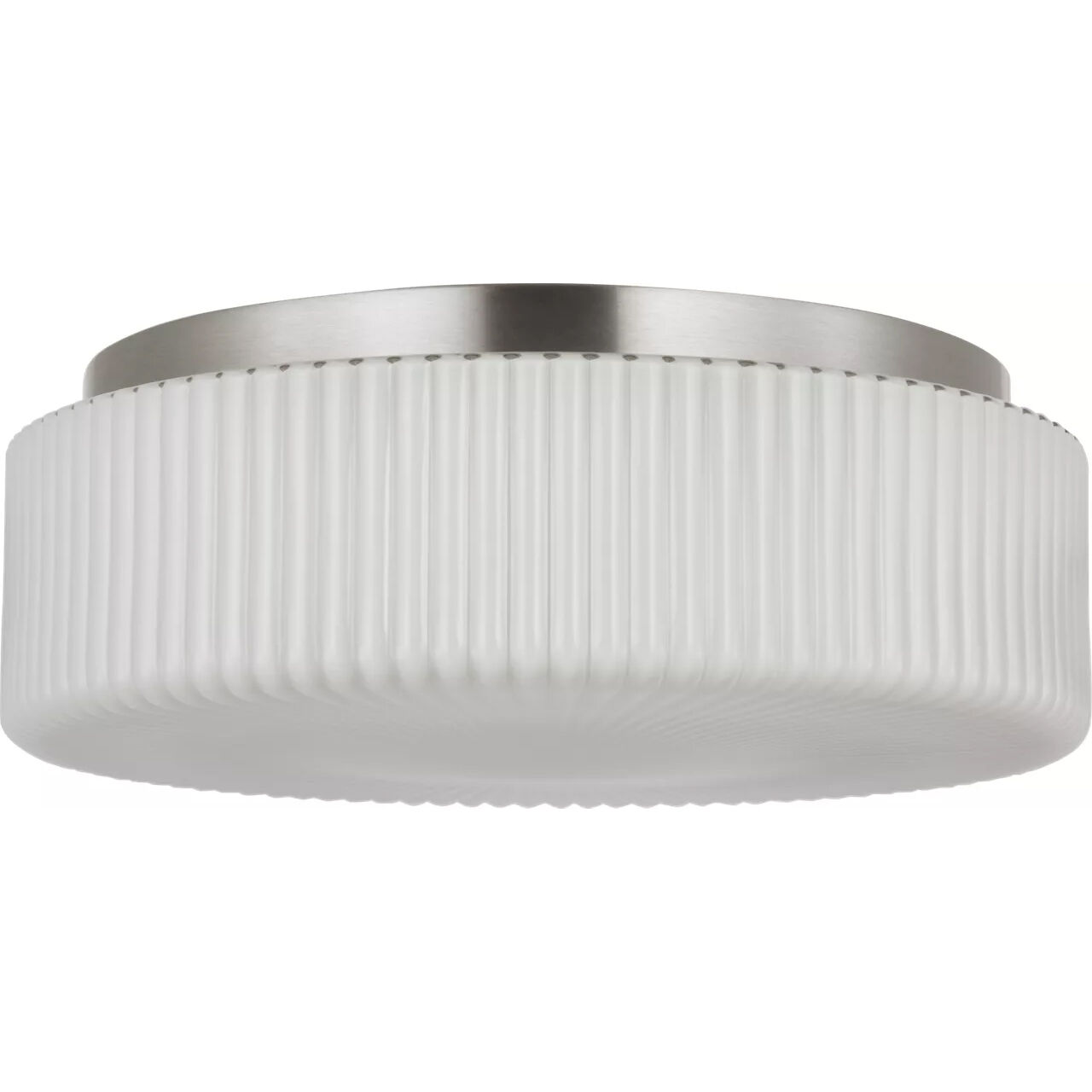 Axira 2 Light 14 inch Brushed Nickel Flush Mount Ceiling Light in Standard