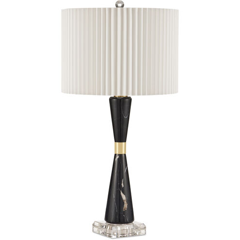 Edelmar 30 inch 150 watt Natural/Natural Brass/Clear Table Lamp Portable Light