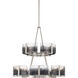 Aenon 12 Light 32 inch Pewter Chandelier Ceiling Light