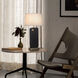 Laurel 30 inch 23 watt Ebony and Weathered Brass Table Lamp Portable Light