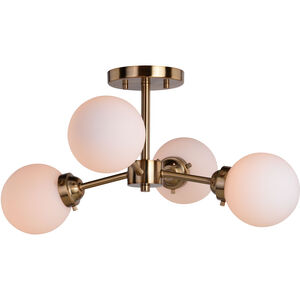 Orbit 4 Light 20.00 inch Semi-Flush Mount