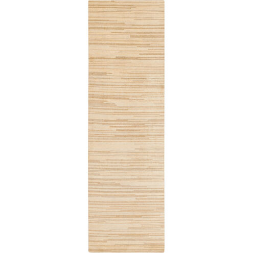 Gradience 36 X 24 inch Tan, Khaki, Dark Brown Rug