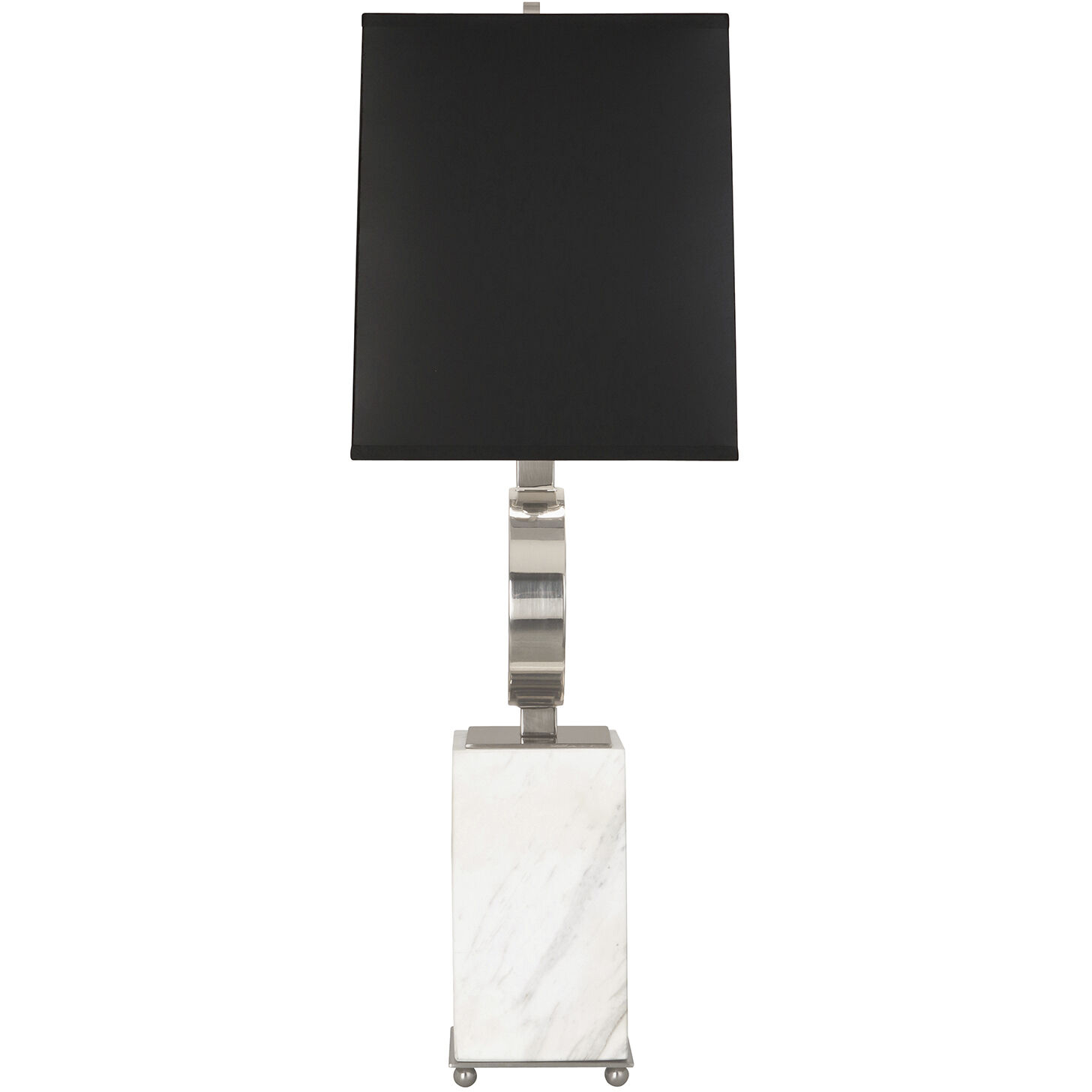 Oculus 28 inch 150.00 watt Antique Silver Table Lamp Portable Light in Black With White