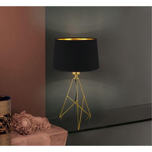 Camporale 22 inch 12.00 watt Gold Table Lamp Portable Light